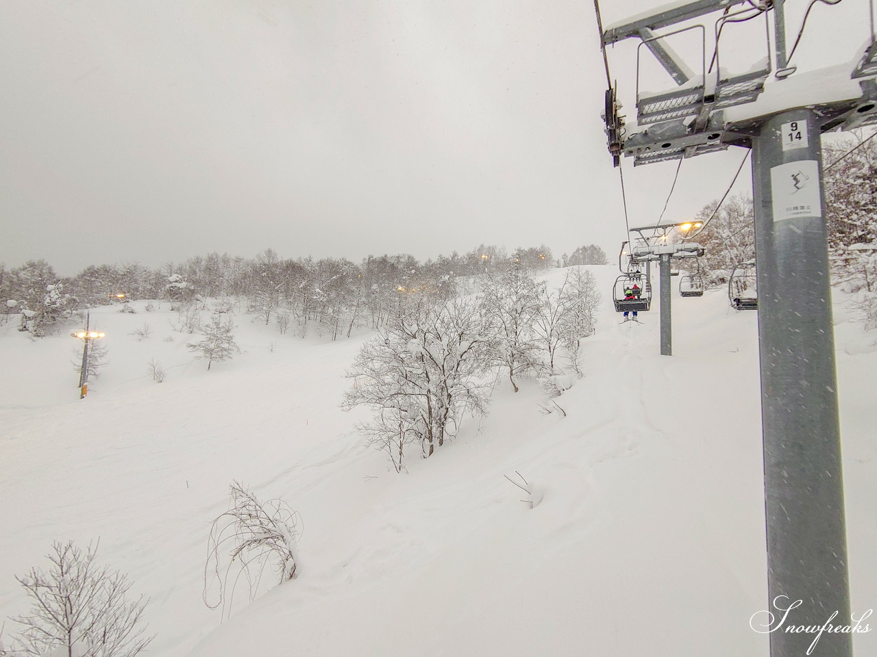 美唄国設スキー場　12月観測史上最深の積雪量を観測した美唄へ。そして、再びの豪雪で全面パウダーゲレンデに！